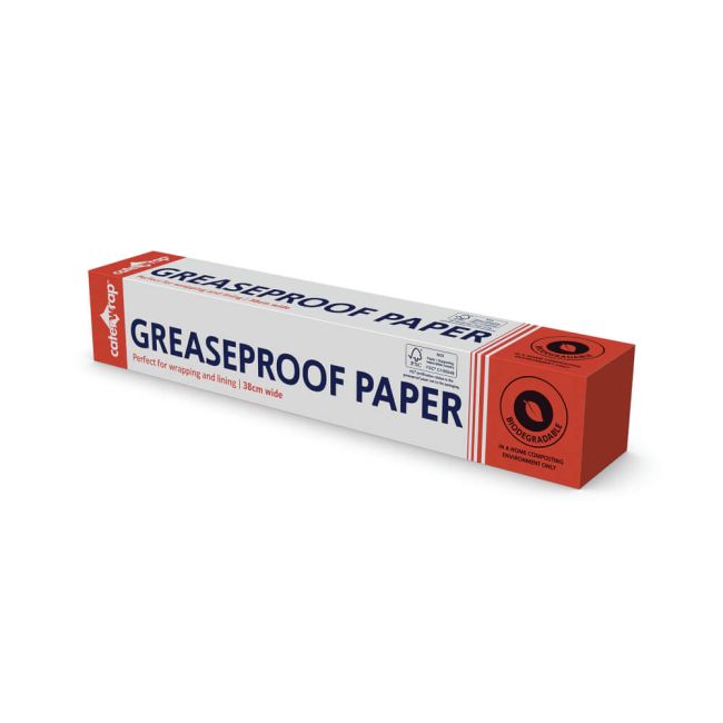 Caterwrap Greaseproof Paper Cutter Box 380mmx50m 21C03 image 2