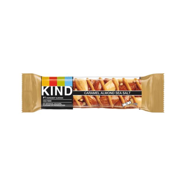 Kind Caramel and Almond and Sea Salt 40g (Pack of 12) 126976 image 1