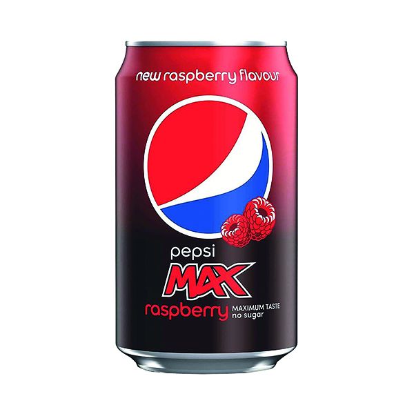 Pepsi Max Raspberry 330ml Cans Pk24 image