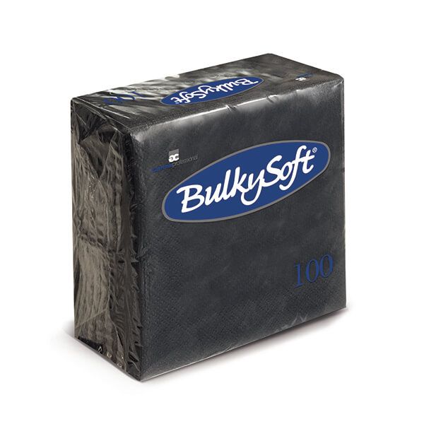 Cocktail Napkin 2-Ply Blk Pk100 image