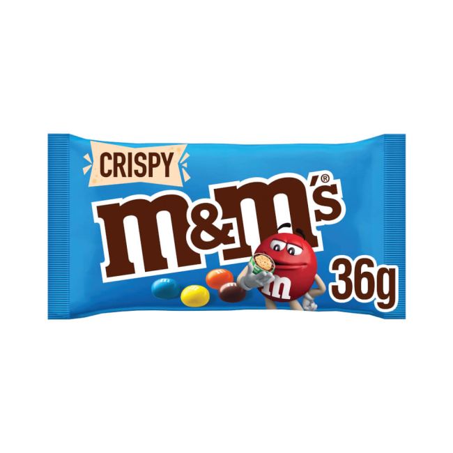 MMs Crispy Pieces + Milk Chocolate Bag 36g (Pack of 24) 100529 image 1