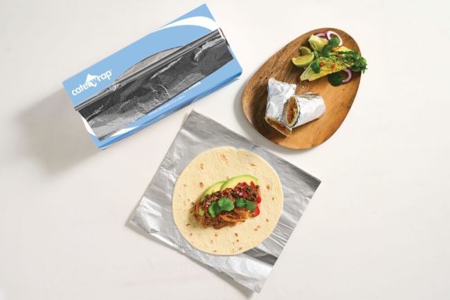 Caterwrap Individual Pop-Up Aluminium Foil Sheets 270x300mm Pack of 500 59M31 image 3