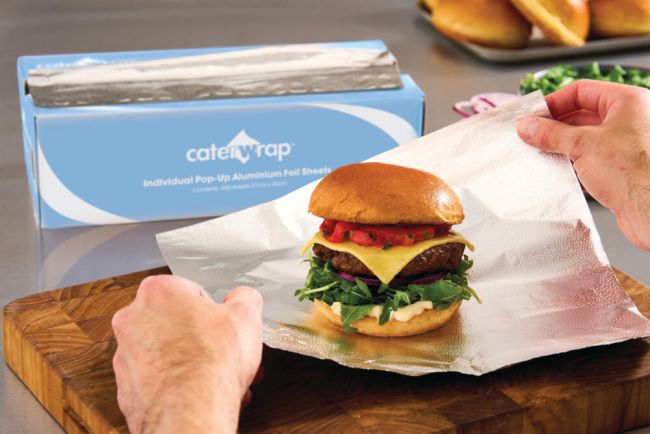 Caterwrap Individual Pop-Up Aluminium Foil Sheets 270x300mm Pack of 500 59M31 image 6