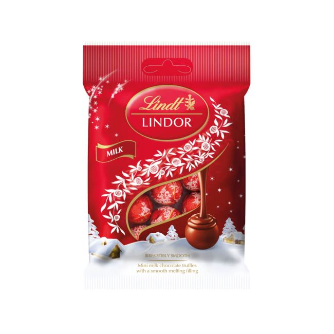 Lindt Lindor Mini Truffles Milk Chocolate 80g 476443 image 1