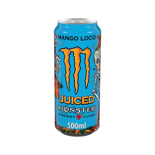 Monster Energy Mango Loco Juiced Can 500ml (Pack of 12) 279606 image 1