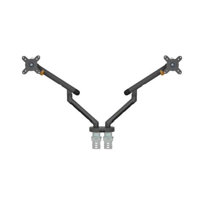Bakkerelkhuizen BE Flexible Dual Monitor Arm Dark Grey BNEBFDDG image 2