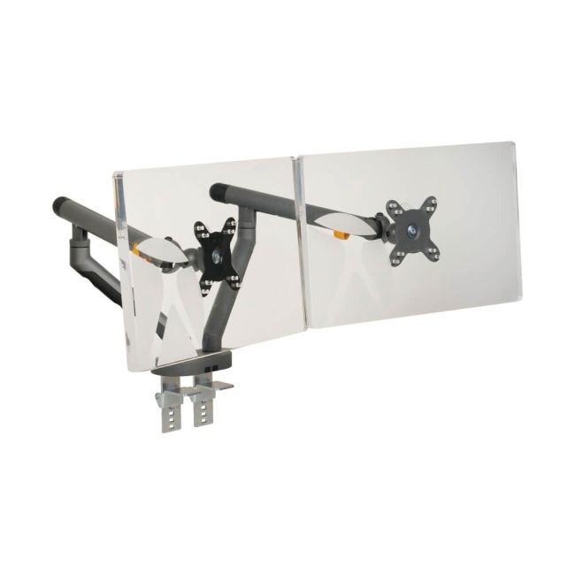 Bakkerelkhuizen BE Flexible Dual Monitor Arm Dark Grey BNEBFDDG image 3