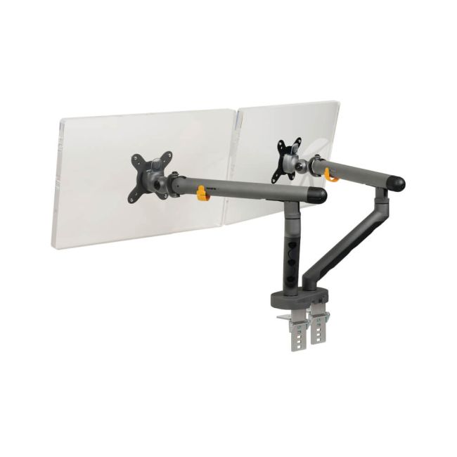 Bakkerelkhuizen BE Flexible Dual Monitor Arm Dark Grey BNEBFDDG image 6