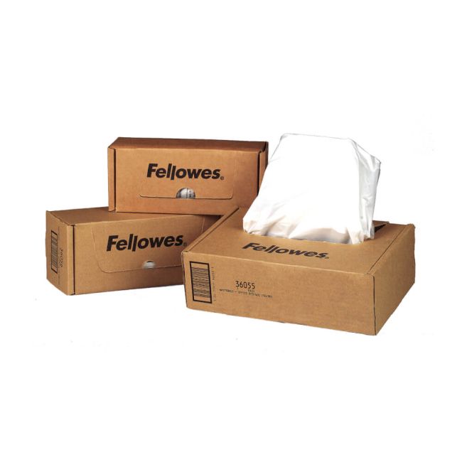 Fellowes Shredder Waste Bags 143 Litre Clear (Pack of 50) 3605801 image 3