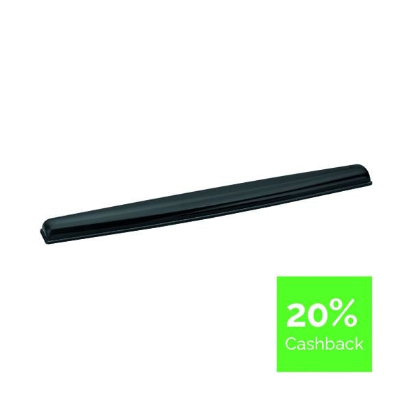 Fellowes Crystal Wrist Rest Black image