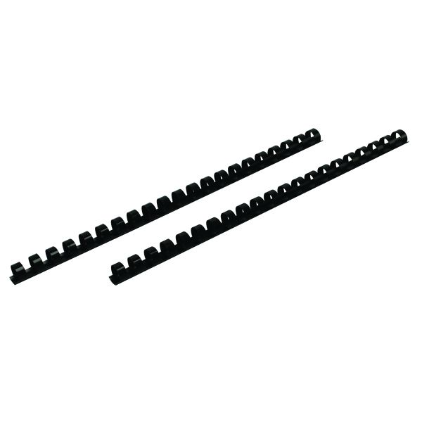 Fellowes 12mm Black Bind Comb Pk100 image