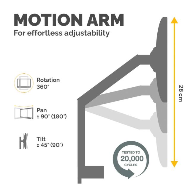 Fellowes Platinum Series Dual Monitor Arm Black 8042501 image 4