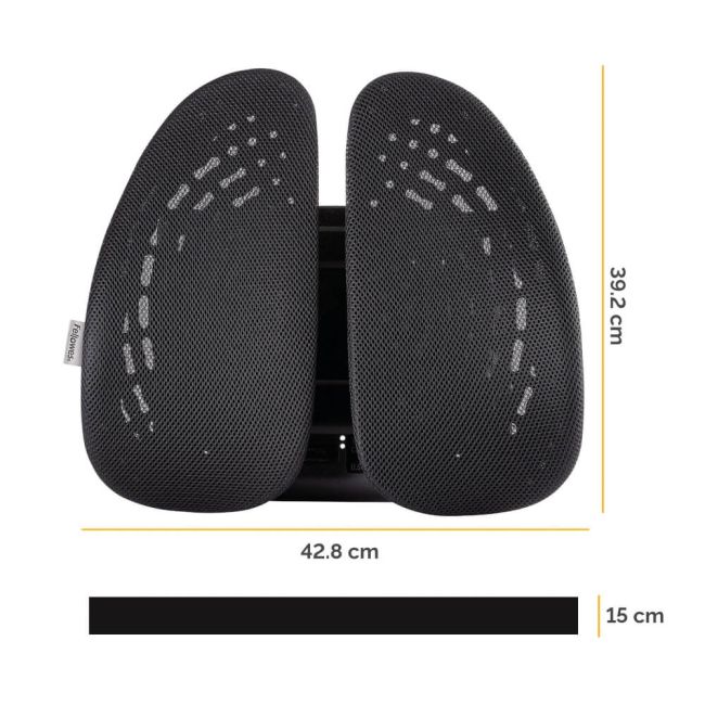 Fellowes Back Angel Back Support Black 8026401 image 3