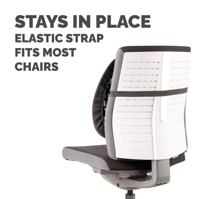 Fellowes Back Angel Back Support Black 8026401 image 6