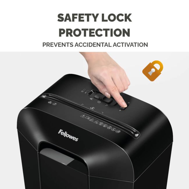 Fellowes Powershred LX25 Cross-Cut P-4 Shredder Black 4171101 image 3