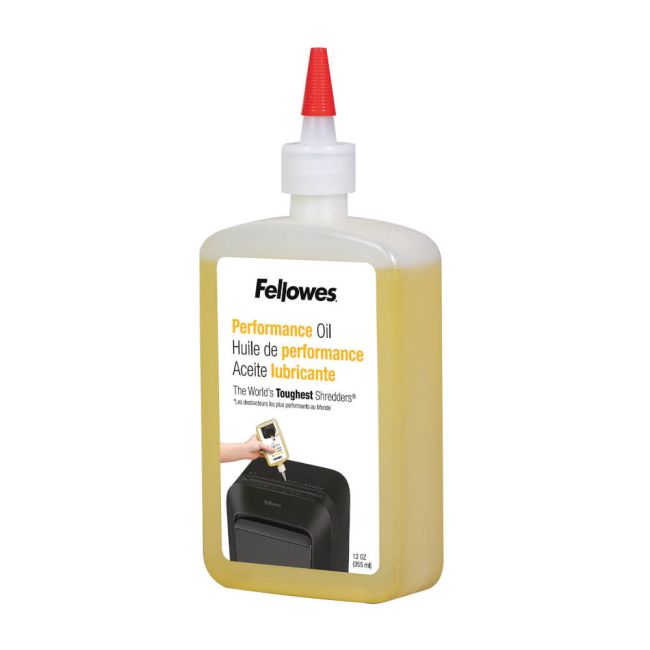 Fellowes Powershred Shredder Oil Light Amber 335ml Bottle 3608601 image 1