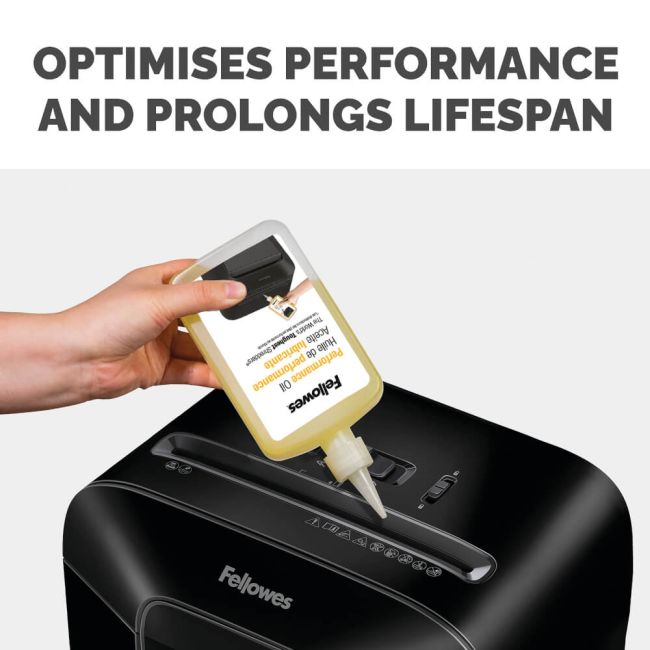 Fellowes Powershred Shredder Oil Light Amber 335ml Bottle 3608601 image 4