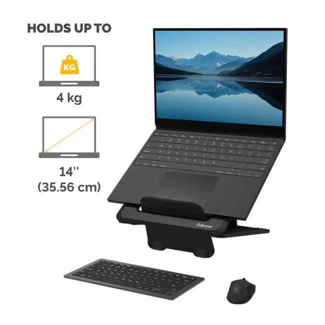 Fellowes Breyta Laptop Stand Black 100016558 image 3