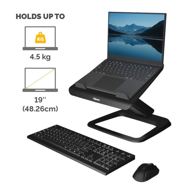 Fellowes Hana Laptop Stand Black 100016994 image 3