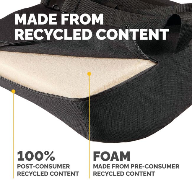 Fellowes Comfort Back Cushion Black 100119852 image 3