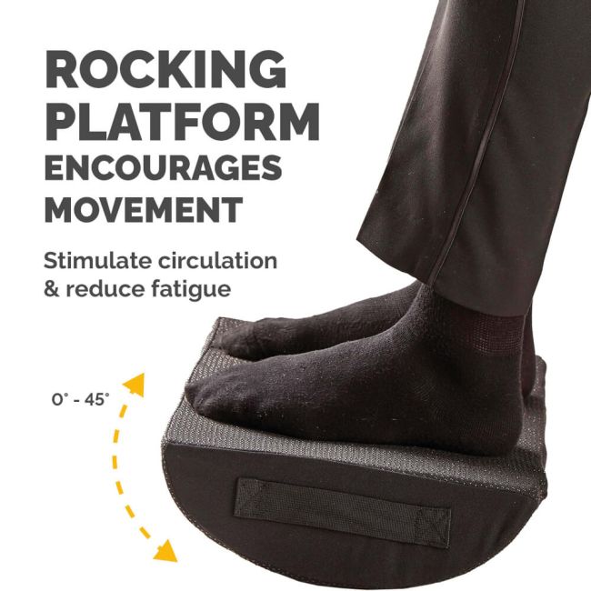 Fellowes Breyta Foot Rest Cushion Black 100119851 image 5