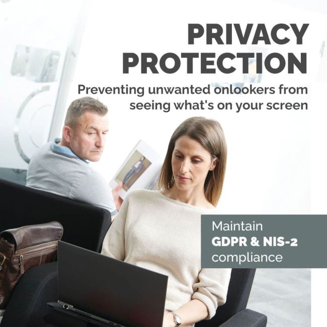 Fellowes PrivaScreen Privacy Filter Widescreen 14 Inch Black 100142717 image 3