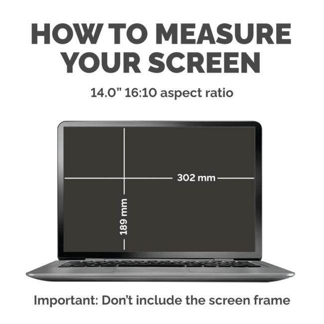 Fellowes PrivaScreen Privacy Filter Widescreen 14 Inch Black 100142717 image 5