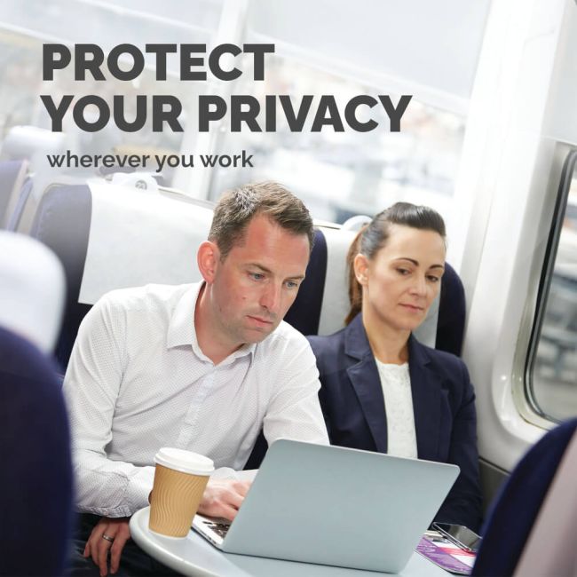 Fellowes PrivaScreen Privacy Filter Widescreen 14 Inch Black 100142717 image 8