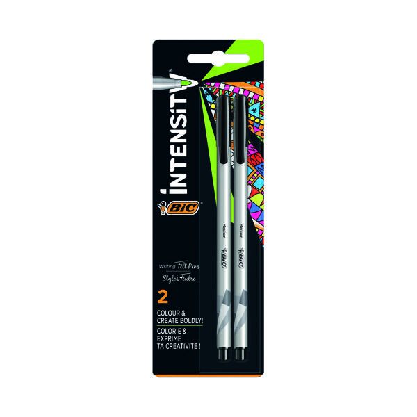 Bic Intensity Fineliner Pen Blk Pk2 image