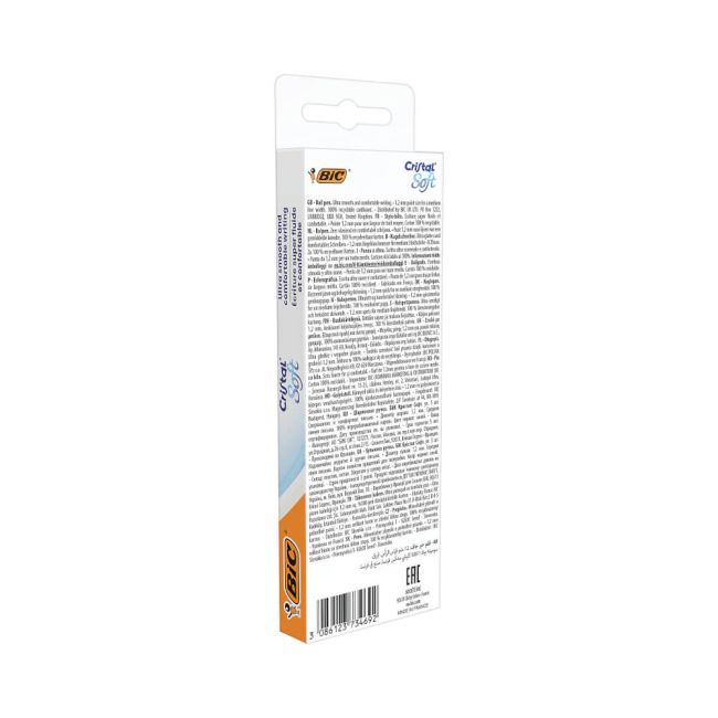 Bic Cristal Ballpoint Pen Medium Black (Pack of 4) 516335 image 4