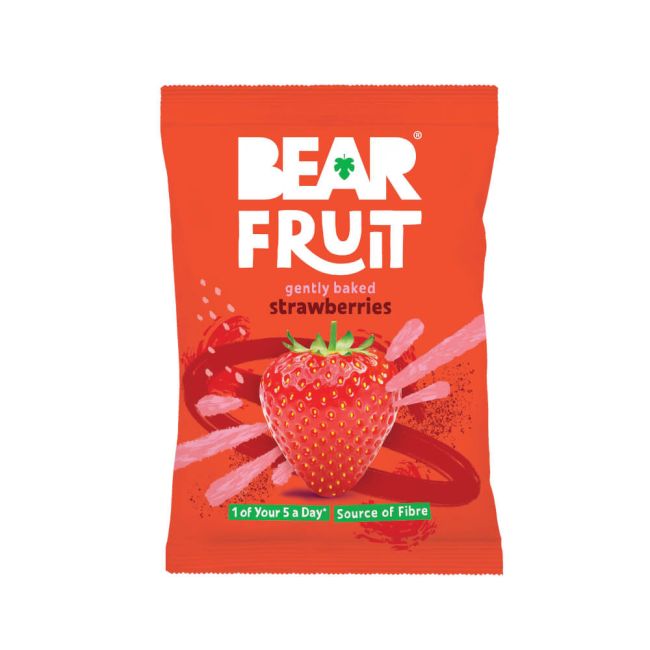 Bear Fruit Baked Strawberry 35g (Pack of 14) 70104893 image 1