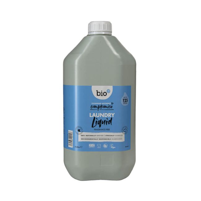 BioD Fragrance Free Laundry Liquid 5 Litre BLL45a image 1