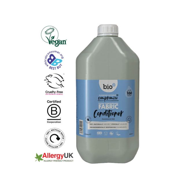 BioD Fragrance Free Fabric Conditioner 5 Litre BFC45a image 2