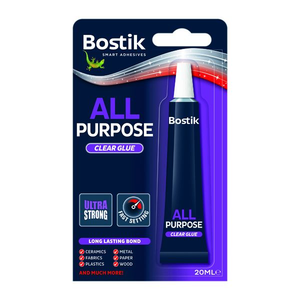 Bostik All Purpose Clr Glue 20ml Pk6 image