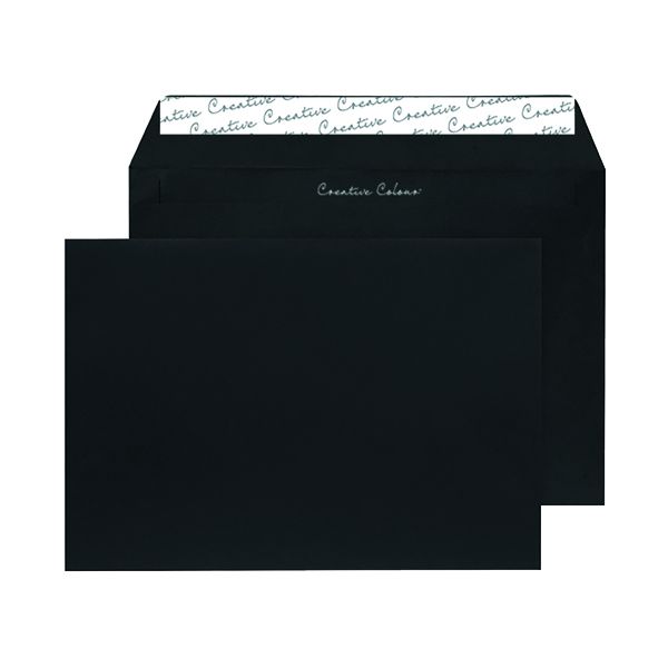 C5 Wallet P/S Env 120Gsm Black P250 image