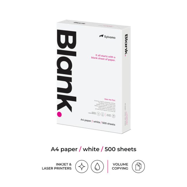 Blank A4 White Copier Paper (Pack of 2500) BLANK070X701 image 6