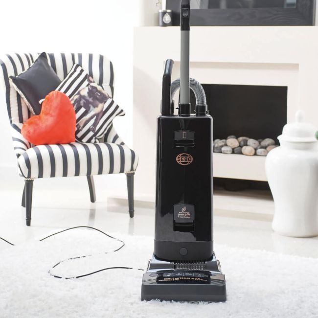 Sebo 890W Automatic X7 Epower Bagged Upright Vacuum Cleaner Onyx Black 91500GB1 image 3