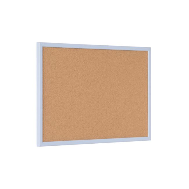 Bi-Office Pastel Cork Noticeboard Blue Frame 600x400mm MC030011981 image 2