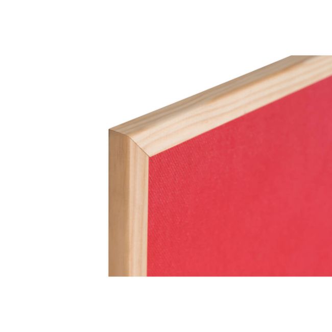 Bi-Office Double-Sided Board Cork Red Felt Pine Frame 60x40cm FB0310010 image 7