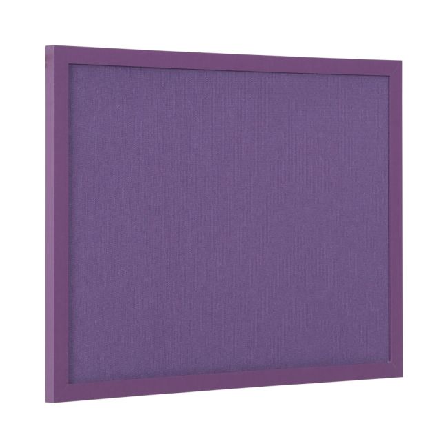 Bi-Office Essentials Purple Fabric Noticeboard Purple Frame 60x45cm FB0469418 image 2