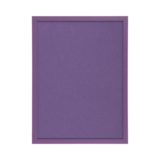 Bi-Office Essentials Purple Fabric Noticeboard Purple Frame 60x45cm FB0469418 image 3