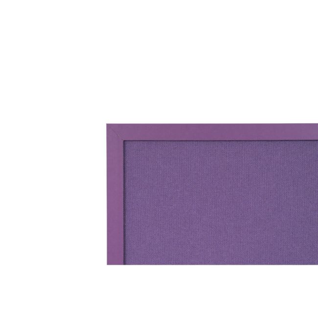 Bi-Office Essentials Purple Fabric Noticeboard Purple Frame 60x45cm FB0469418 image 4