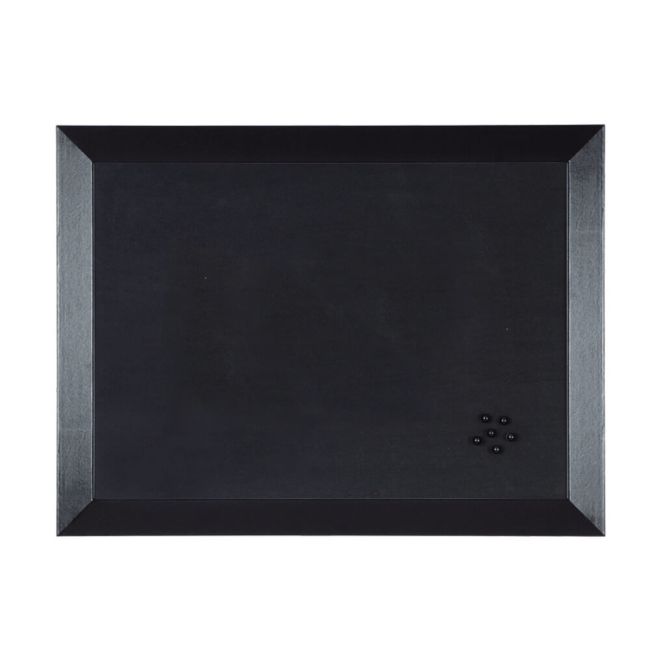 Bi-Office Kamashi Black Softouch Noticeboard Black Frame 60x45cm FB04361012 image 1