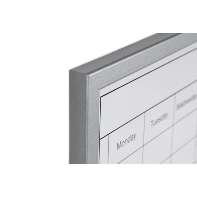 Bi-Office Magnetic Weekly Planner Whiteboard Grey Frame 60x40cm mm03000839 image 3