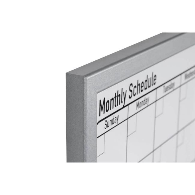 Bi-Office Magnetic Monthly Planner Whiteboard Grey Frame 60x40cm mm03062839 image 3