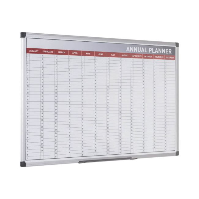 Bi-Office Maya 365 Day Magnetic Annual Planner 90x60cm GA0360170 image 2