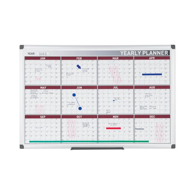 Bi-Office Maya 12 Month Magnetic Annual Planner 90x60cm GA0375170 image 6