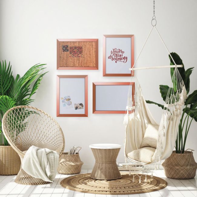 Bi-Office Positive Flow Copper Message Boards Copper Frame (Pack of 4) SOR-039 image 1