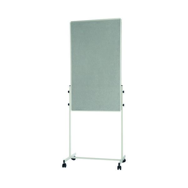 Bi-Office Duo Easel 1200x790mm Grey image