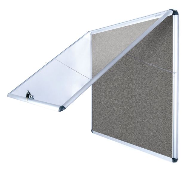 Bi-Office Enclore Fire Retardant Grey Lockable Door Top Hinged 15xA4 ST380102150 image 5